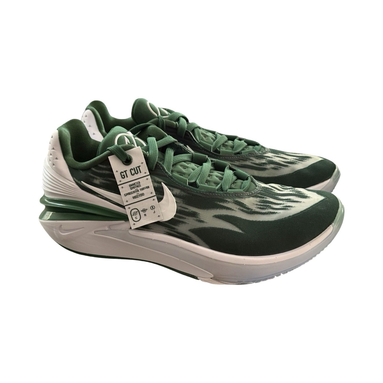 Rare Size 10.5 Nike Air Zoom Gt Cut 2 Tb P Gorge Green White Mens Dx6650-300